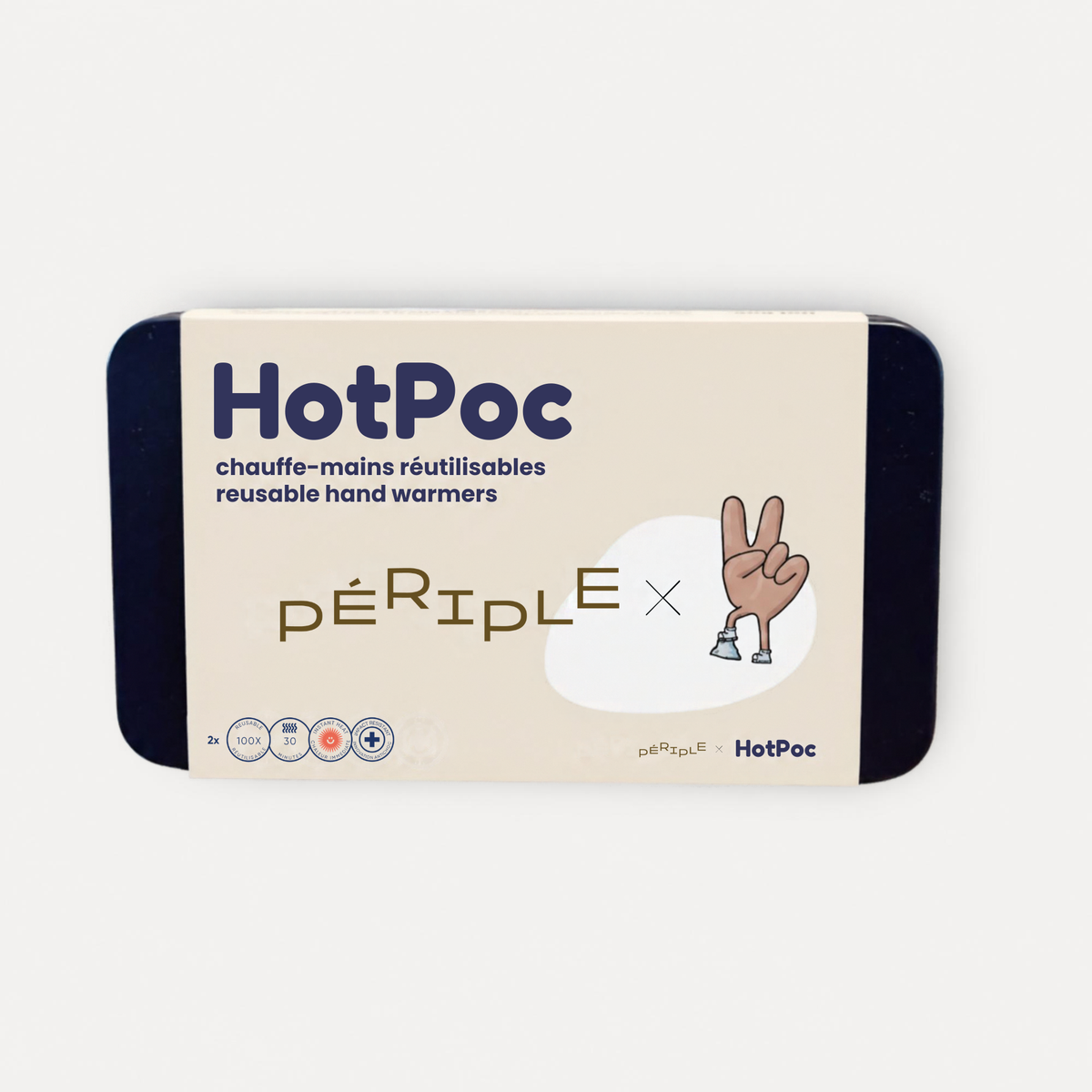 Boîtier de chauffe-mains réutilisables HotPoc X Périple