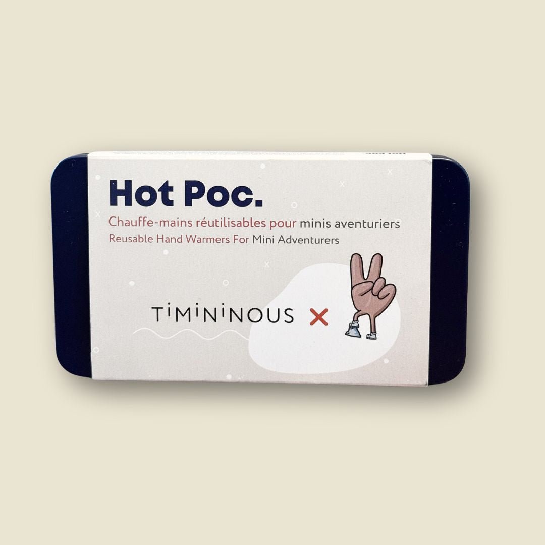 Chauffe-mains réutilisables Timininous X Hot Poc