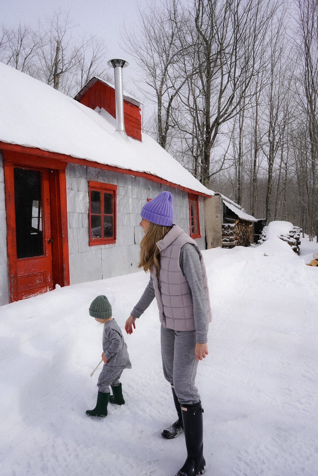 Jogger en sweat de laine de mérinos pour adultes - XXS