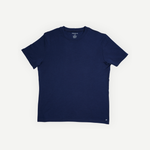 t-shirt en laine de mérinos marine pour homme de la marque Périple - vue de face